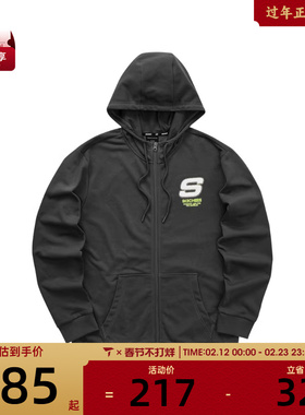SKECHERS斯凯奇男女运动健身夹克外套L321U142-0018
