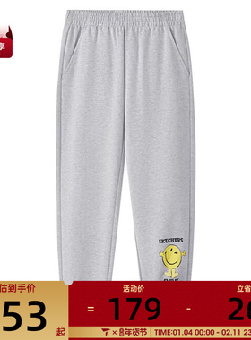 SKECHERS斯凯奇小童运动休闲长裤L225B021-04A6