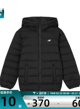 SKECHERS斯凯奇大童运动休闲羽绒服P424K076-0018