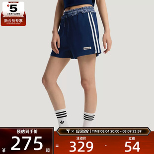 adidas阿迪达斯三叶草女子PLAID SHORT W运动休闲短裤KU9394
