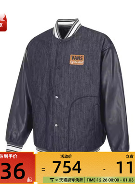 VANS范斯男子DENIM LOGO BASEBALL运动棉服VN000KC0CRF