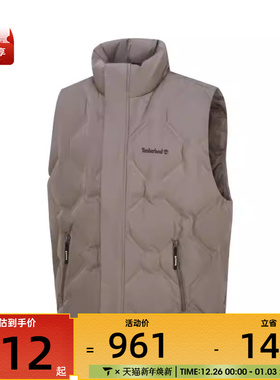 Timberland添柏岚男子Down Vest运动羽绒马甲背心A5RPE-BK0