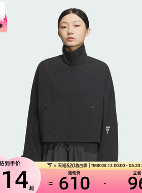 adidas阿迪达斯女子FUSTL W WV JKT1运动健身夹克外套KC2719