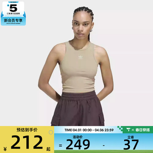 adidas阿迪达斯三叶草女子ESS TANK运动休闲背心KD3822 RIB