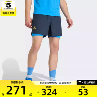 adidas阿迪达斯男子BM26 SHO 2in1 M运动休闲短裤KE8460