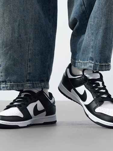 Taobo丨NIKE Мужская и женская черно-белая обувь для спорта и отдыха Nike с пандой DUNK LOW DD1503-101