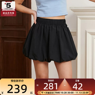NIKE耐克女子BUBBLE运动泡泡裙休闲短裙花苞半身裙子IQ0062-010