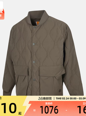 Timberland添柏岚男子AF Quilted运动休闲棉服外套A6N3Y-BK0