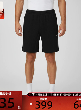 adidas阿迪达斯三叶草男子黑色宽松休闲运动健身短裤KS4181