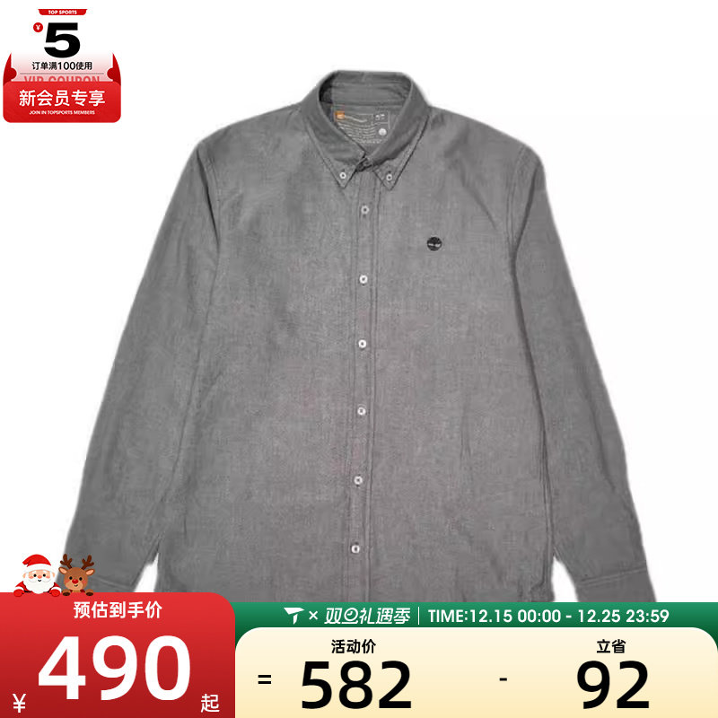 Timberland添柏岚男子运动休闲长袖衬衫A2ARQ-B68
