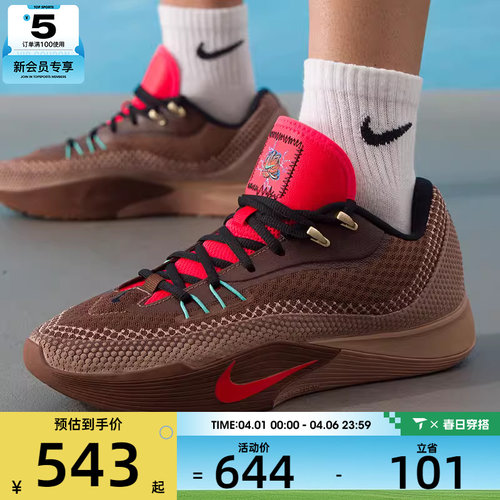 NIKE耐克男子S.T. FLARE运动缓震训练实战篮球鞋IM6680-262