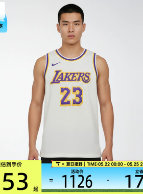 NIKE耐克男子LAL MNK DF RESERVE运动休闲无袖T恤IF0287-133