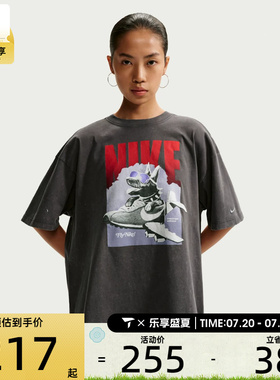 NIKE耐克女子AS W NSW SS GFX TEE OS运动休闲短袖T恤IR7588-060