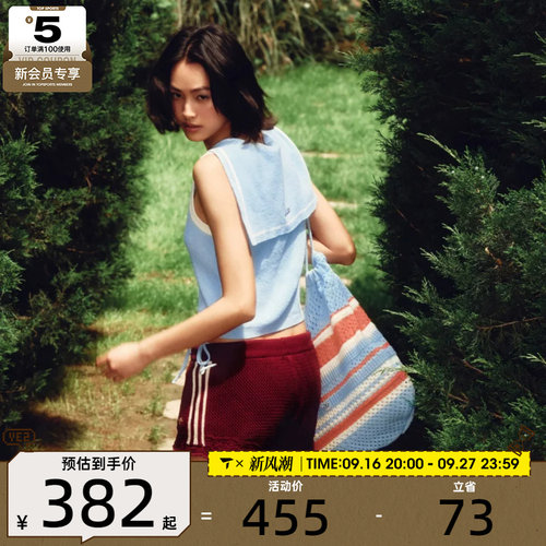 滔搏丨adidas阿迪达斯三叶草男女度假风托特包斜挎单肩包KX9590