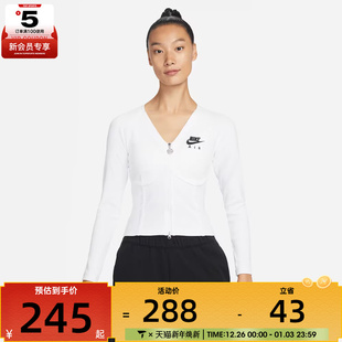 Top运动长T恤FD2377 Long Zip 100 Sleeve NIKE耐克女子Women