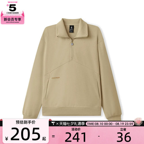 SKECHERS斯凯奇女子运动休闲套头衫卫衣L125W070-03EK