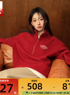 马年系列丨converse匡威男女刺绣运动休闲套头衫卫衣UCJ392-B35