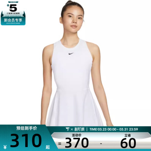 NIKE耐克女子Dri 100 FIT日常运动健身百搭网球连衣裙FQ1781