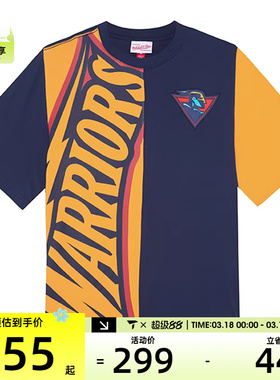 Mitchell&ness中性短袖运动T恤短袖运动T恤TCRW1226-GSWYYPPPYWNY