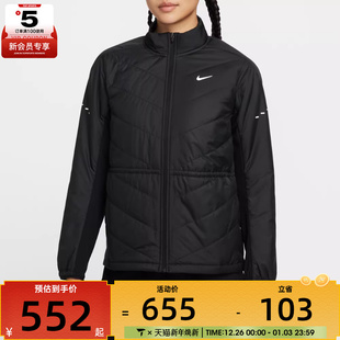 NIKE耐克女子运动休闲保暖立领棉服外套HV2745 010