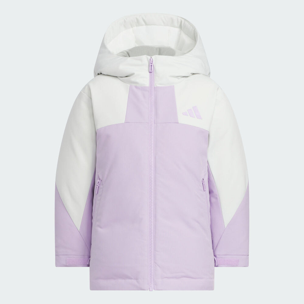 【TP】adidas阿迪达斯女小童运动训练保暖连帽羽绒服外套KC5415