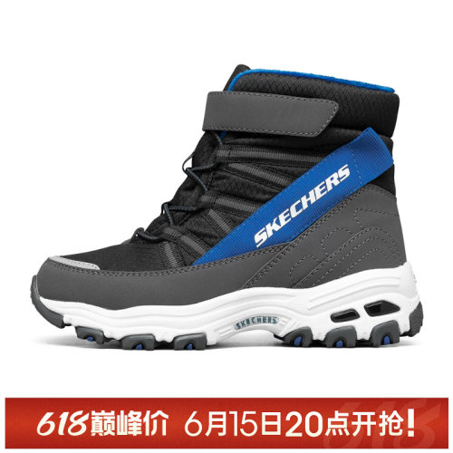 【TOP】SKECHERS斯凯奇儿童鞋DLITES运动休闲靴660092L-BKBL