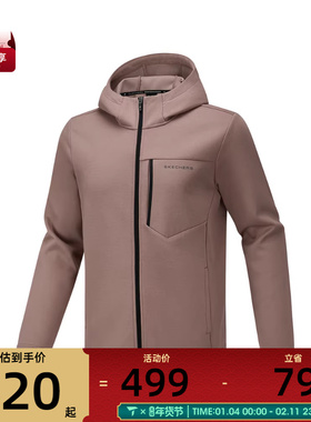 SKECHERS斯凯奇男子运动健身夹克外套P425M009-0123