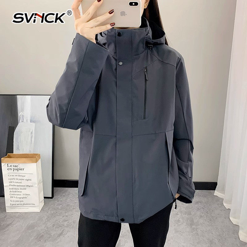 三合一户外冲锋衣女2025新款羽绒内胆可拆卸保暖加厚冬季外套男士