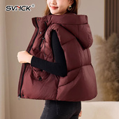 气质羽绒马甲女款 新款 外穿加厚时髦洋气保暖休闲百搭马夹外套