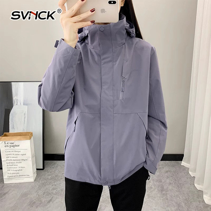 三合一户外冲锋衣女2025新款加厚情侣山系秋冬防风防水登山服外套