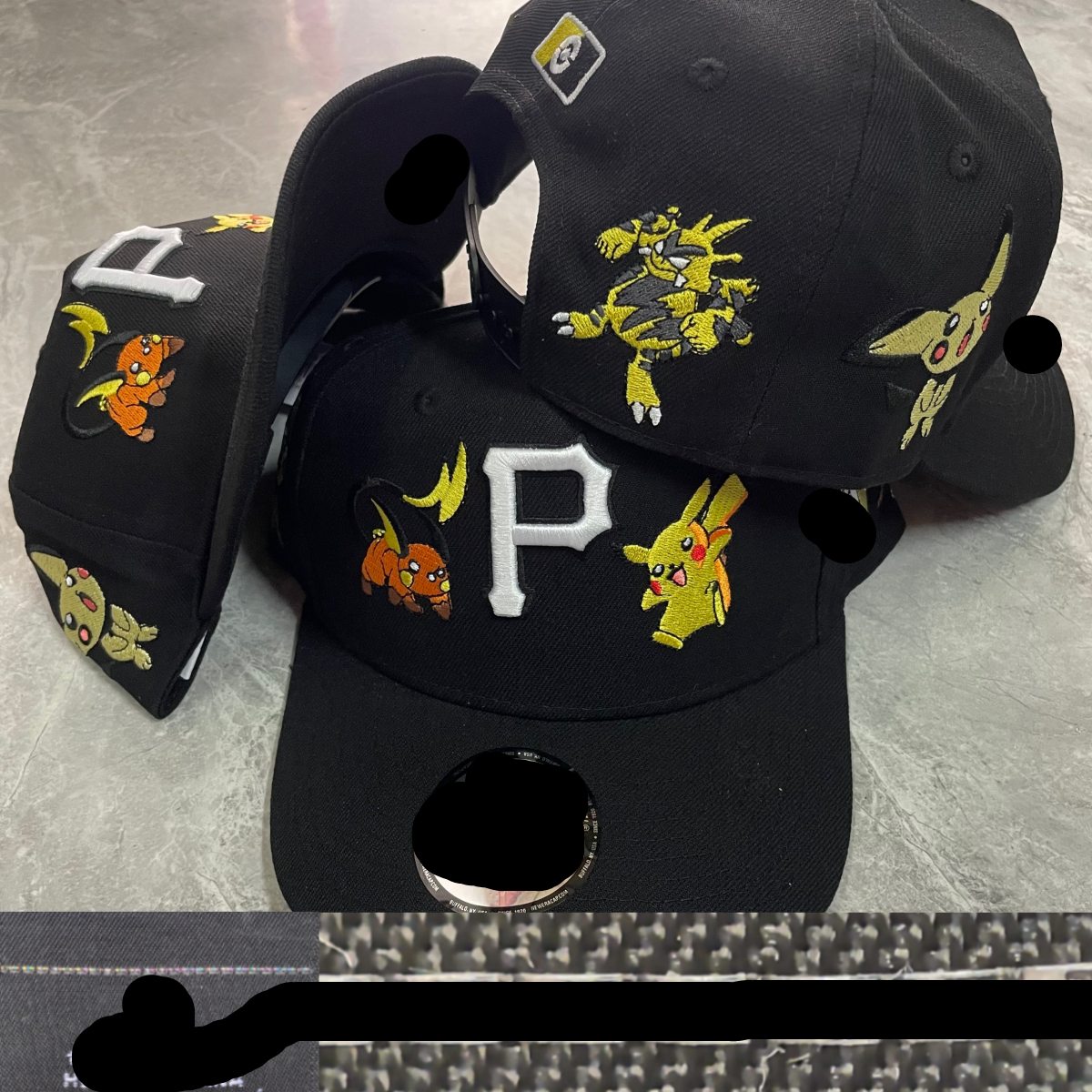 thumbnail for Foreign trade hat for men and women, flat brim hat, baseball cap, curved edge sun hat, trendy peaked cap, adjustable baseball cap