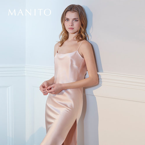 MANITO/曼尼陀吊带睡裙桑蚕丝