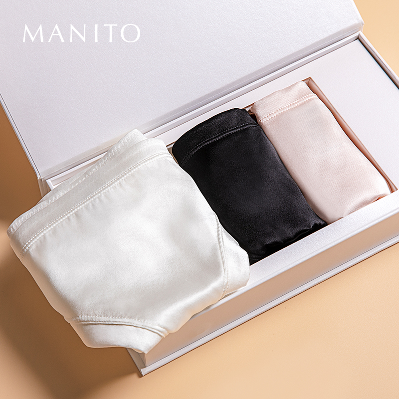 manito内裤桑蚕丝基础款