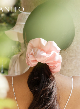 MANITO/曼尼陀 Donuts 桑蚕丝甜甜圈粗发圈22姆米泡芙真丝发圈