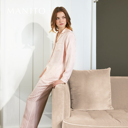 Faery真丝睡衣套装家居服