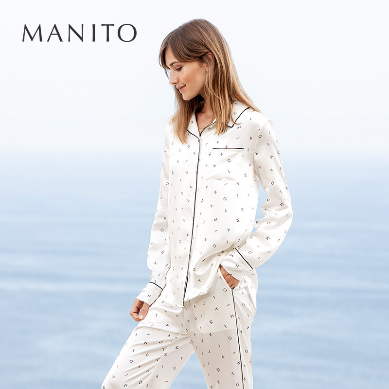MANITO/曼尼陀Signature真丝睡衣舒适桑蚕丝睡衣女睡衣套装