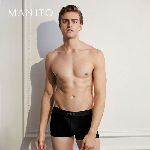 MANITO/曼尼陀男士真丝平角内裤
