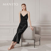 MANITO 曼尼陀Pearlwear吊带连衣裙真丝睡裙桑蚕丝