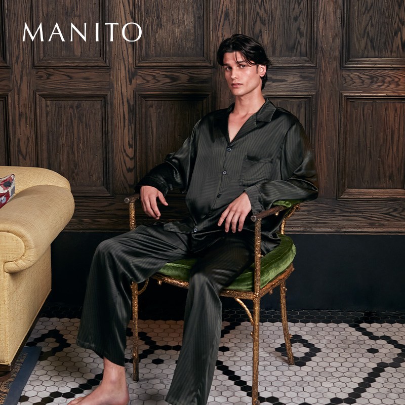 19姆米桑蚕丝家居服套装