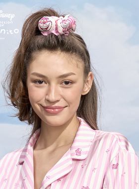 MANITO迪士尼柴郡猫合作系列 Cheshire 立体桑蚕丝发圈发绳头绳