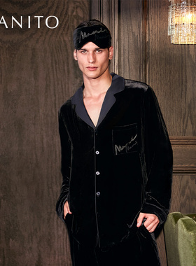 MANITO/曼尼陀Rome男士丝绒套装 家居服睡衣男士高级感