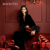 MANITO 曼尼陀Fiesta丝绒套装 真丝女睡衣桑蚕丝家居服