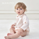 Sophia婴童桑蚕丝长袖 MANITO 曼尼陀 连体衣娃娃领儿童家居服睡衣