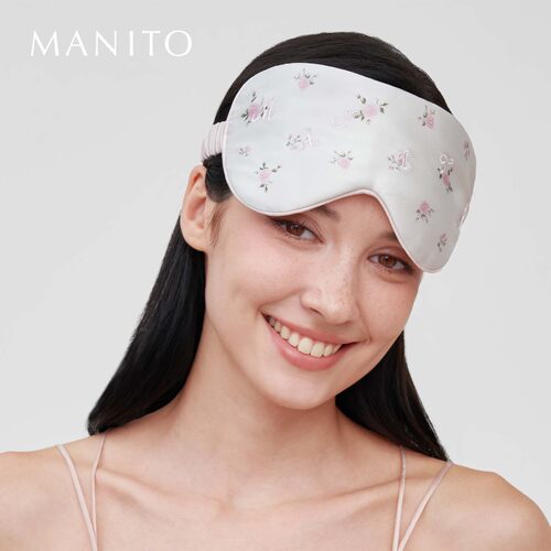 MANITO/曼尼陀 Petal 桑蚕丝眼罩遮光睡眠亲肤透气送礼女士
