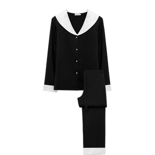 MANITO/曼尼陀Calla 真丝睡衣套装桑蚕丝家居服复古