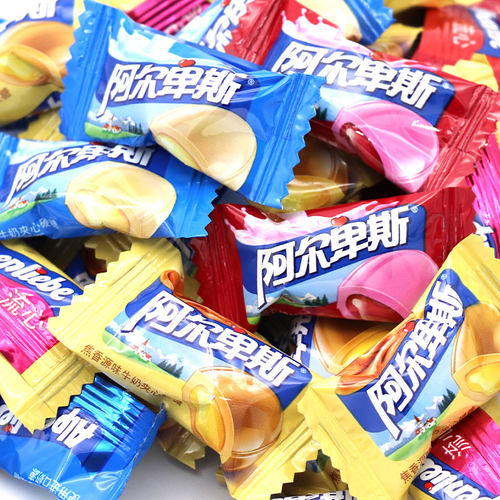阿尔卑斯夹心硬糖流心焦香源味