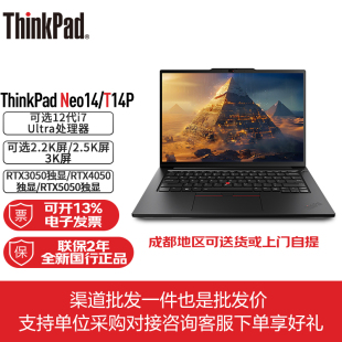 联想ThinkPad Gen2 Gen3 2025工程师设计师办公笔记本电脑 T14p
