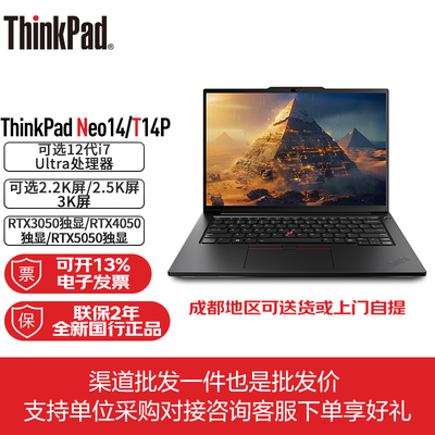 联想ThinkPad T14p Gen2 Gen3 2025工程师设计师办公笔记本电