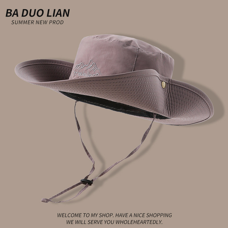 西部牛仔防晒帽男渔夫帽女爬山徒步登山帽沙漠户外露营遮阳帽子,服饰配件/皮带/帽子/围巾,防晒帽,淘宝优惠券,粉丝福利购,淘宝优惠卷