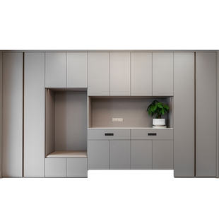 拉迷全屋定制衣柜整体家用卧室衣柜储物柜收纳玄关柜家具柜子订制